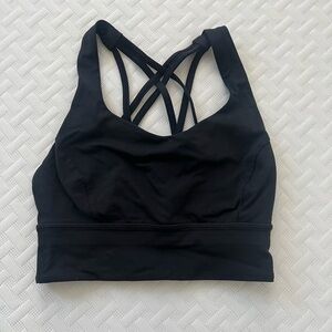 Lululemon Free to Be Serene long line size 4 Black